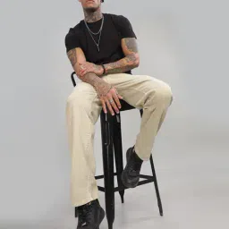 foul child Men Straight Jeans with 5-Pocket Styling image 4