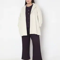 vero moda curve Women Single-Breasted Regular Fit Trench Coat image 4