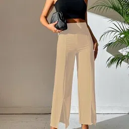 leia  Women High Rise Boot Fit Trousers image 4