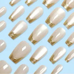 pink truck Women Set Of 24 Artificial Reusable Nails image 4