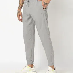 performax Men Regular Fit Joggers with Logo Print image 4