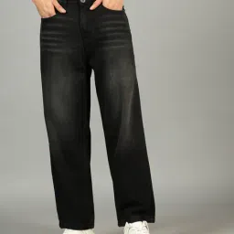Shein Full Length Fly With Button Closure Mid Wash Jeans image 4