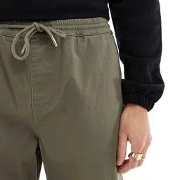 asos design Tapered Fit Chinos with Insert Pockets image 4