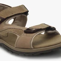 woodland Textured Sandals with Velcro Fastening image 4