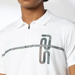 teamspirit Men Printed Regular Fit Polo T-Shirt image 4