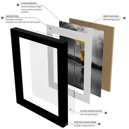 random Set of 10 3D Collage Photo Frames image 4