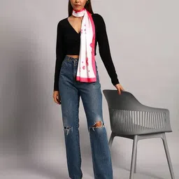 handicraft-palace Women Printed Scarf image 4