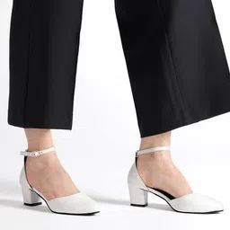 marc loire Women Slingback Chunky Heeled Sandals image 4