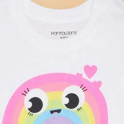 pantaloons baby Cotton Graphic T-shirt And Short Sets image 4