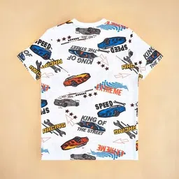 pantaloons junior Boys Regular Fit Cotton T-shirt   image 4