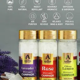 the aroma factory Pure Bhimseni Camphor Kesar Chandan image 4
