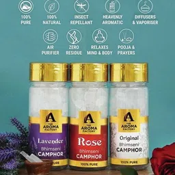 the aroma factory Pure Bhimseni Camphor Fresh Active Original image 4