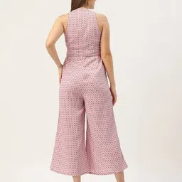 sleek italia Women Checked Jumpsuit image 4