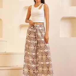 say Women Cotton Geometric Pyjamas image 4