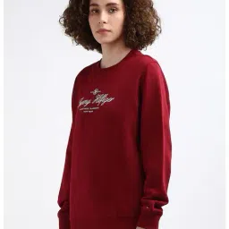 tommy hilfiger  Women Regular Fit Slip On Sweatshirt image 4