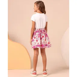 u.s. polo assn. Girls Floral Fit And Flare Dress image 4