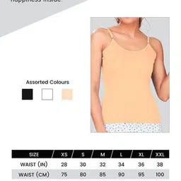 alba Pack of 2 Women Camisoles with Adjustable Straps image 4
