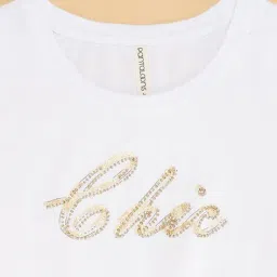 pantaloons junior Girls Embellished Round-Neck Top image 4