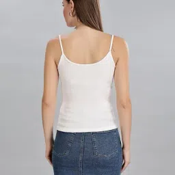 tommy hilfiger Women Script Logo Print Strappy Slim Fit Tank Top image 4