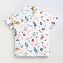 nauti kidz Boys Cartoon Nightsuit Set image 4