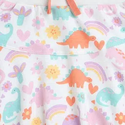 baby nation Girls Printed Flared Skirt image 4