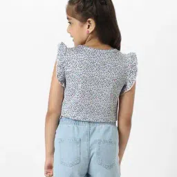 nauti nati Girls Floral Top image 4