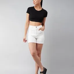 dolce crudo Women High Rise Shorts image 4