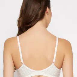 clovia Women Polka-Dot Print Non-Wired Lightly Padded Bra image 4