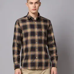 u.s. polo assn. Men Checked Tailored Fit Shirt with Patch Pocket image 4