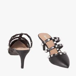 fioni by payless Embellished Kitten Heeled Sandals image 4