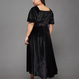 miss chase a+ Women Fit and Flare Dress image 4