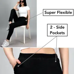 leewan Women Stripes Track Pants image 4