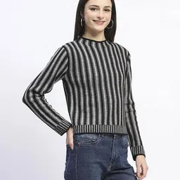 madame Women Stripes Cardigan image 4