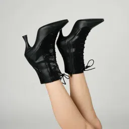 theater Striped Mid-Calf Boots image 4