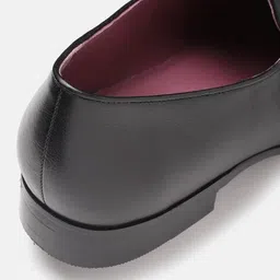 egle Panelled Slip-On Formal Shoes with Buckle Fastening image 4