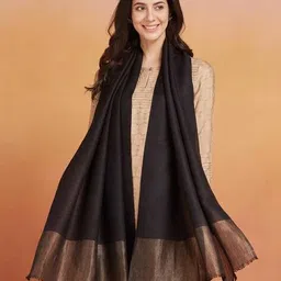 fabindia Women Stole with Frayed Hem image 4