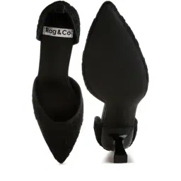 rag & co Women Regular Fit High Kitten Heeled Sandals image 4