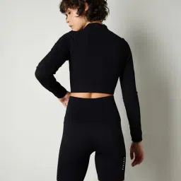 max Women Ribbed Cropped Jacket image 4