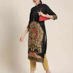 juniper Printed Straight Kurta image 4