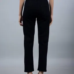 crimsoune club Women Cotton Mid Rise Straight Jeans image 4