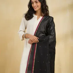 fabindia Women Embellished Dupatta image 4