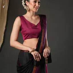ri-wah Women Silk Traditional Saree    image 4