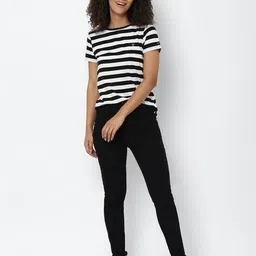 allen solly Striped Crew-Neck T-Shirt image 4
