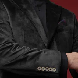 rare rabbit Single-Breasted Blazer with Notched Lapel image 4