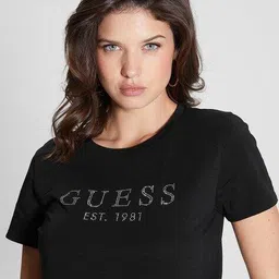 guess Embellished Crew-Neck T-Shirt image 4