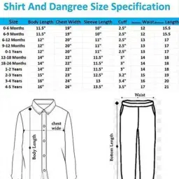 suratsuit Boys Typographic Print Shirt & Pants Set image 4