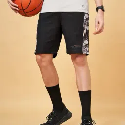 ajile by pantaloons Men Printed City Shorts with Drawstring Waist image 4