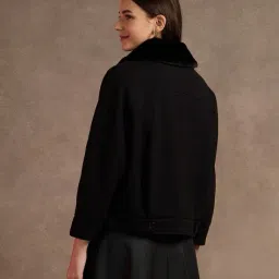 u.s. polo assn. Women Regular Fit Jacket with Insert Pockets image 4