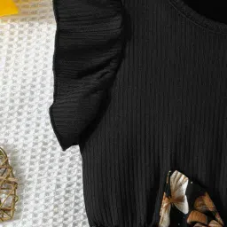 tior Girls Floral A-line Dress image 4