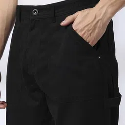 john players select Men Regular Fit Cargo Jeans image 4